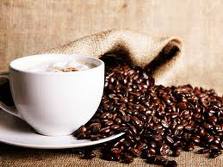 coffee beans and cup coffee beans and cup