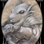 mouse warrior portrait